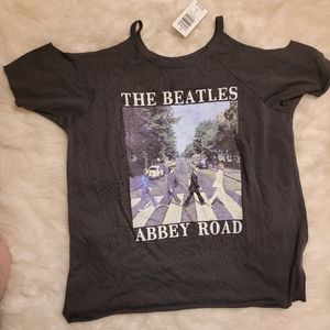 Torrid Abbey Road cold shoulder top